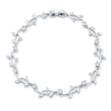 Cubic Zirconia Vine Bracelet